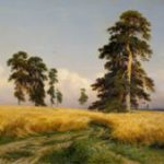 I. Shishkin, Champ de seigle (détail)