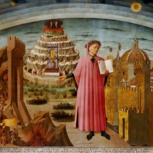 Michelino (1465), Dante éclaire Florence avec la Divine Comédie (photo Jastrow)